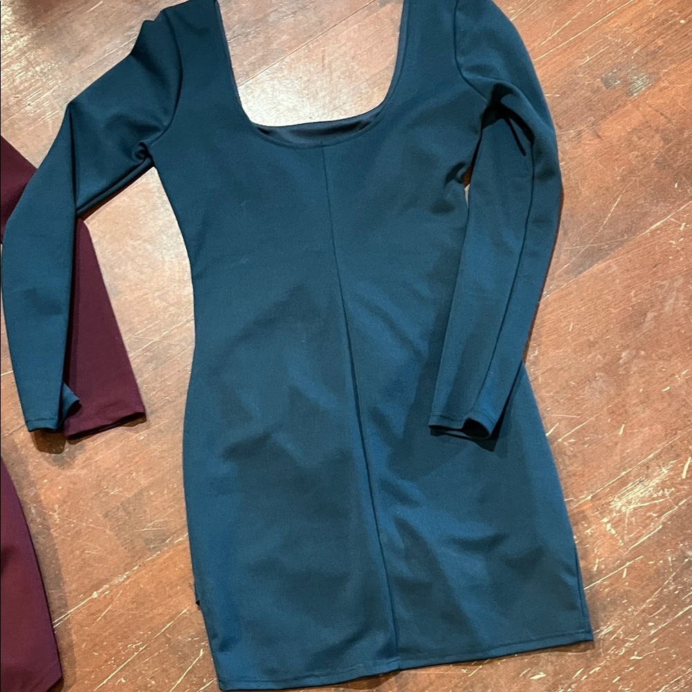 🌻3/$15🌻 Windsor Long Sleeve Dresses in Burgundy and Teal bundle - Picture 5 of 11